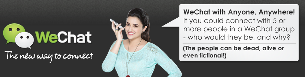 WECHAT says TALK-TALK