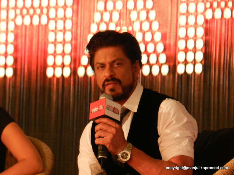 Oh!! I forgot to tell Shahrukh…