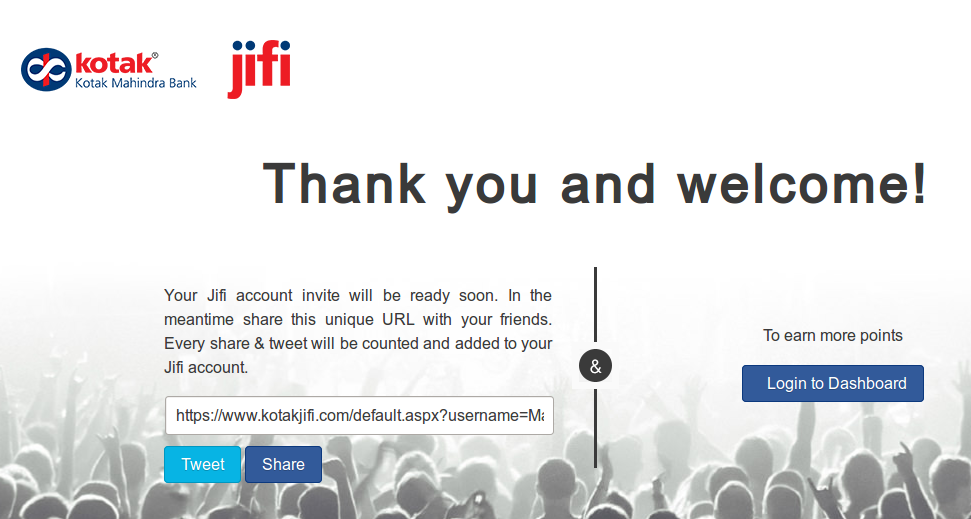 JIFI is Here, Lets go banking on Twitter and Facebook!