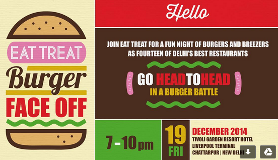 14 of Delhi’s restaurants came together for a Burger Face-off