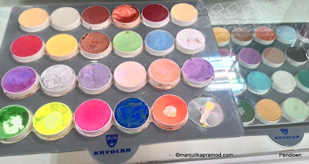 I loved the colorful palette at KRYOLAN
