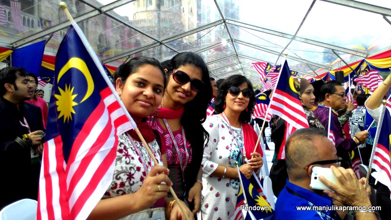 1 year ago at the Merdeka (National Day) celebrations of Malaysia