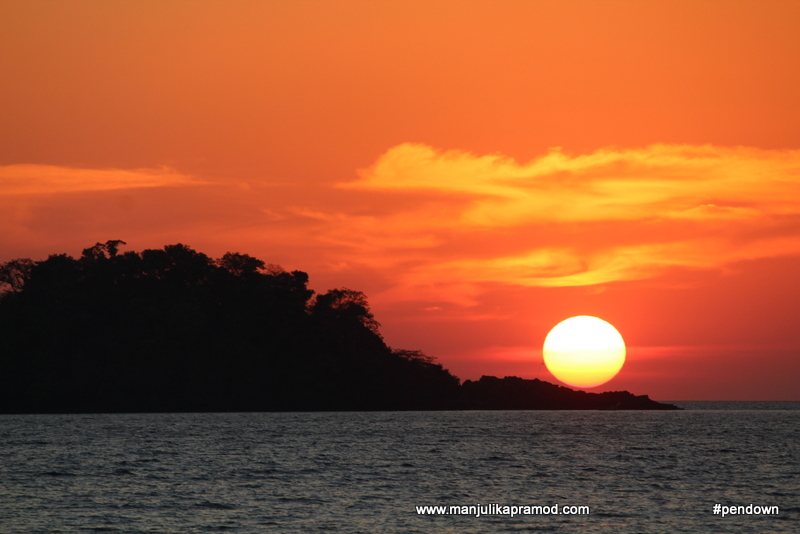 Spectacular Sunset at the Klong Phrao Beach of Koh Chang